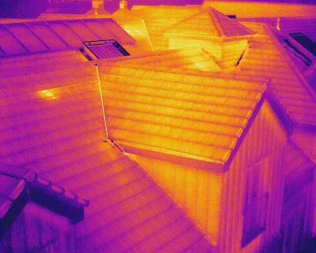 Thermal Imaging Roof Survey Image Woking